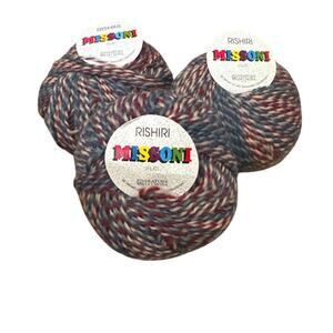 Missoni Rishiri yarn by Filatura Di Crosa 100% wool Lot of 3 New